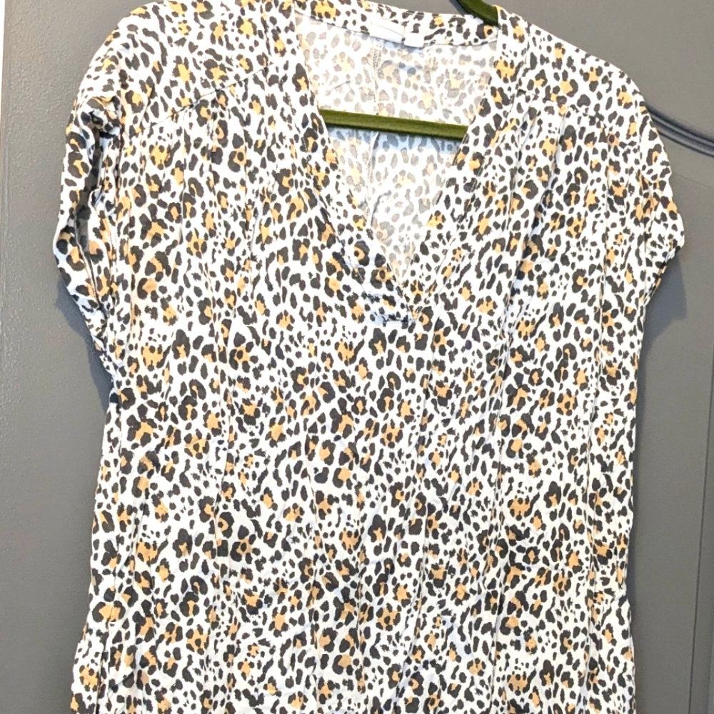 Gap Leopard Print Light Weight Dress
